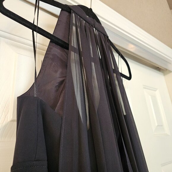 Rossini Halter Jumpsuit with Chiffon - Picture 8 of 11